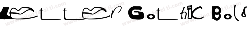 Letter Gothic Bold字体转换